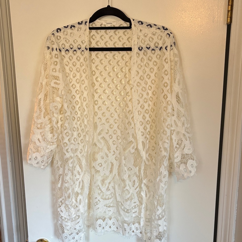 Maurices Ivory Lace Cover-Up